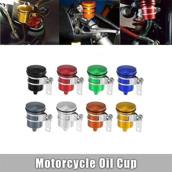 Motorcycle Fluid Oil Reservoir Front Brake Clutch Tank Cylinder Oil Cup Universal For for Yamaha for Kawasaki for Honda for BMW With 8 Color