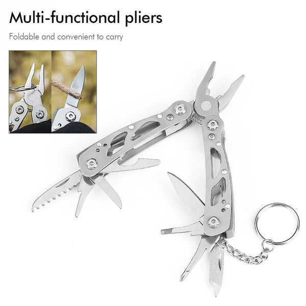 TURWHO Multifunctional Pliers Hand Tools Outdoor Multifunctional Outdoor Repair Tools Camping Survival Folding Knife Bottle Opener Multifunctional Pl