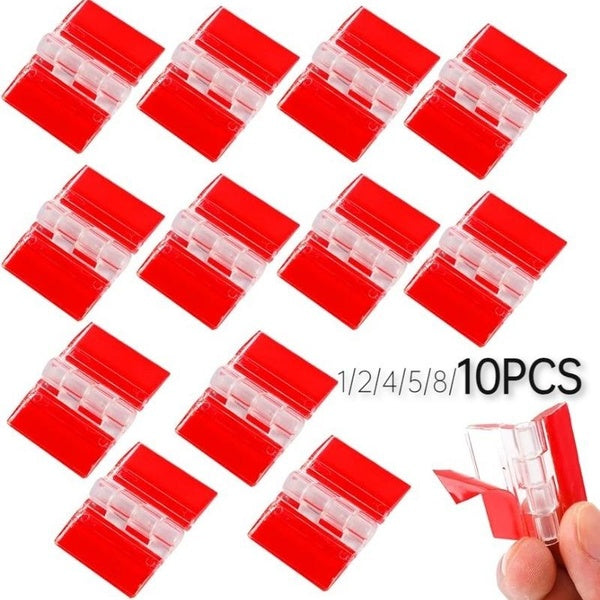 Acrylic Hinges Self Adhesive Clear Small Hinges Plastic Transparent Continuous Piano Hinge Folding Hinge Tools for Cabinet Drawer Furniture DIY Displ