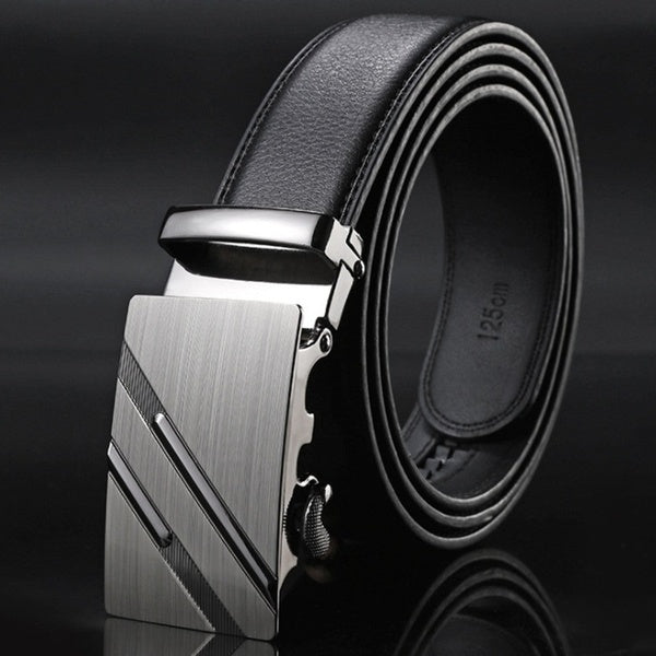 Men Fashion Luxury Belts Men Genuine Leather Belt Wast Belts for Men Jeans Belts Automatic Buckles Belts Very Long 50cm-170cm