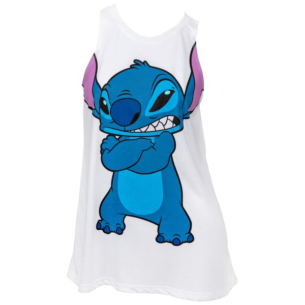 Stitch Disney Character Juniors Tank Top