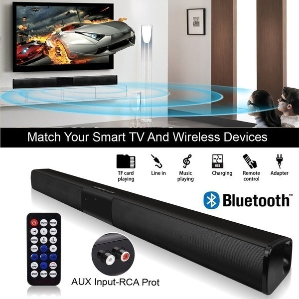 Top-level Home Theater Wireless Soundbar Stereo Out Bluetooth Speaker Subwoofer