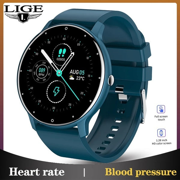 Mode Montres Intelligentes Dames Fréquence Cardiaque Pression Artérielle Multifonctionnel Sport Bracelets Hommes Femmes Étanche Smartwatch 2021 Nouve