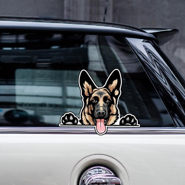 1Pc 3D Dog Car Sticker, Auto, Laptop, Motorcycle, Skateboard & Luggage
