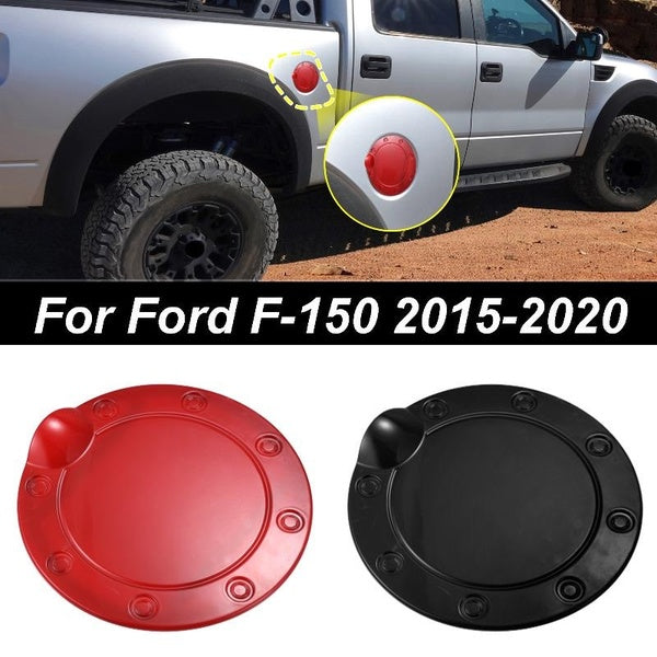 Tank Fuel Filler Door Cover Gas Cap Trim Bezel Decor for Ford F150 2015-2020