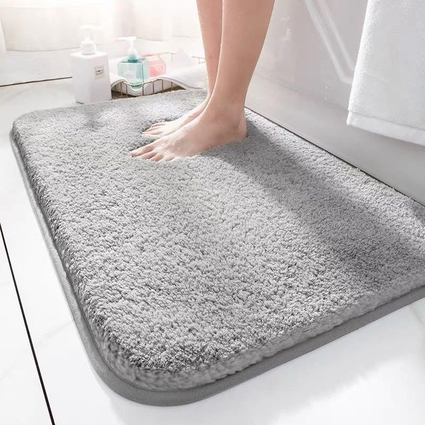 Bathroom Rugs, Non-Slip Bath Rugs For Bathroom, Extra Thick Mat Soft Water Absorbent Bath Carpet, Machine Wash Dry, Bath Mats For Bathroom Floor, Sh