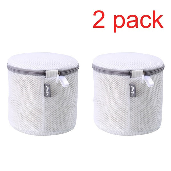 Lot de 2 sacs de lavage de soutien-gorge pour le linge, sacs de soutien-gorge de 17,8 x 18,1 cm pour machine à laver, sacs de lingerie pour le linge