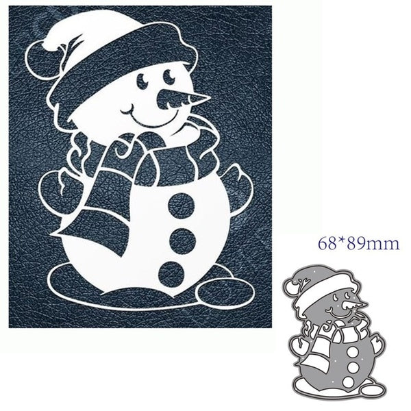 Christmas Snowman Metal Cutting Dies for DIY Scrapbooking Album Paper Cards Decorative Crafts Embossing Die Cuts