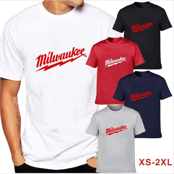 Trendy Letter Printing Men's Fashion Casual Fitness T-shirt High-Quality Cotton Short Sleeve T Shirt Plus Size XS-2XL