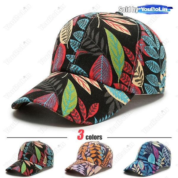 Feuille d'érable printemps-été chapeau nouveau chapeau de fleur hommes et femmes coréen langue de canard chapeau chapeau de Baseball décontracté poly