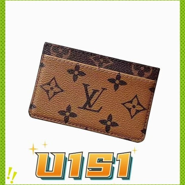 Organizer Case Wallet Money Pocket Purse Letter Print Leather Card Holder Storage Bank Credit Cash Card ID Card Bag