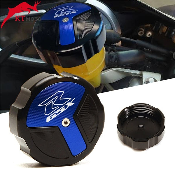For Suzuki Gsxr 600 GSX-R 750 GSXR600 GSXR 750 GSXR 1000 CNC Front Brake Fluid Cap Master Cylinder Reservoir Cover Motorcycle Accessories