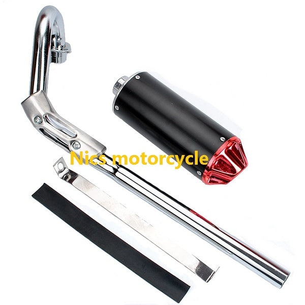 28mm Muffler Exhaust Pipe Bikes CRF XR50 SDG SSR TTR YCF 50-125cc Pit Trail Dirt