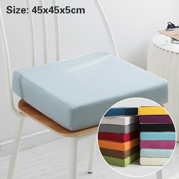45cm Thicken Round Square Sponge Sofa Cushion Living Room Chair Decor Non-slip Sofa Chair Pads Multi Color