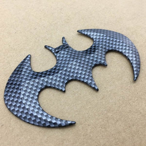2pcs 3D Metal Bat Man Badge Emblem Sticker Auto Tunk Motorcycle Fuel Tank