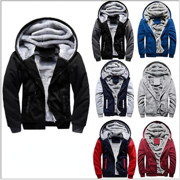 Fashion Men Winter Jacket Hooded Jacket for Men Sport Coat Warm Coat Hoodie