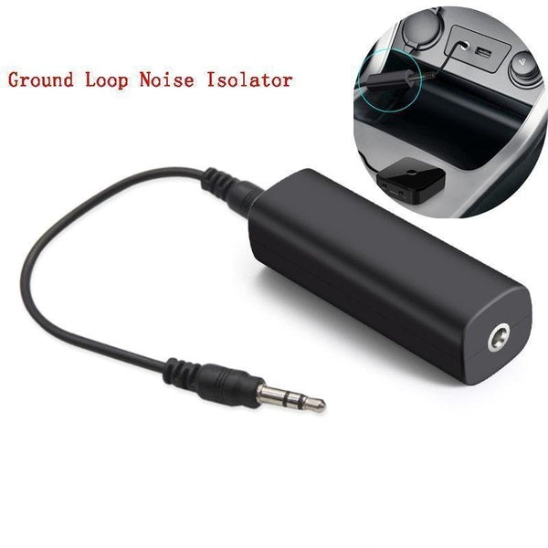 Ground Loop Noise Isolator for Car Audio-Home Stereo System with 3.5mm Audio Cable (1PC)