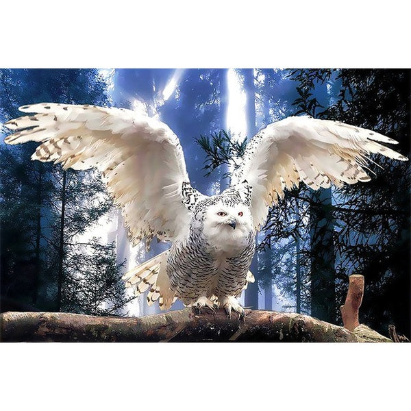 DIY 5D Animal Owl Diamond Painting Full Drill with Number Kits Home and Kitchen Fashion Crystal Rhinestone Cross Stitch Embroidery Paintings Canvas P