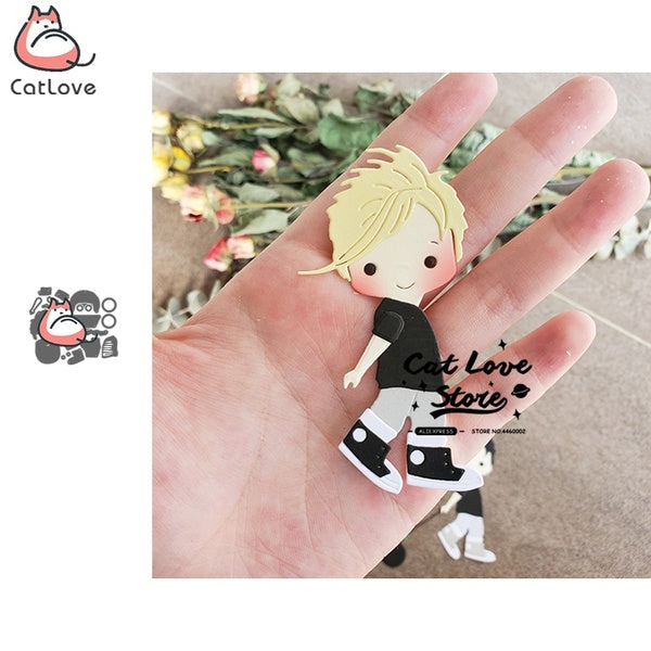 Cute Baby Boy Metal Cutting Dies Scrapbooking Stencil Die Cuts Card Making DIY Decorative Craft Embossing New Dies For 2019