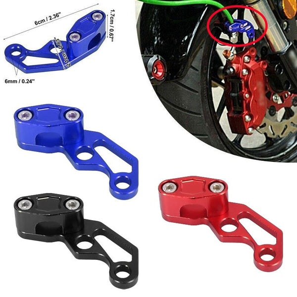 Universal Front Brake Line Hose Clamp Oil Pipe Line Clamps For Motorcycle Scooter Bikes ATV Modified Parts