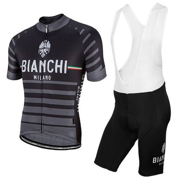 2019 Pro Breathable Black Racer Cycling Jersey Set MTB Bike Bicycle Clothing Short Sleeve Maillot Cycling Men's Clothing Sportwear