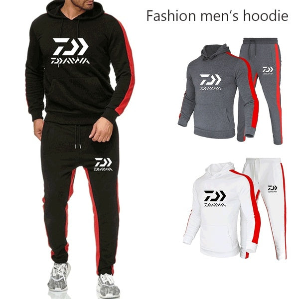 Fashion Sweatshirt Sweatpants Suits Jogger Suits Male Tracksuit Sets Autumn Spring Mens Fashion Pullover Hoodie and Sweatpant jacket+pants two-piece
