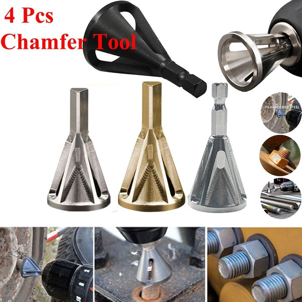 Ébavurage de l'acier à chanfrein extérieur Retirer la fraise à tronçonner Kit d'outils de perçage et de fraisage