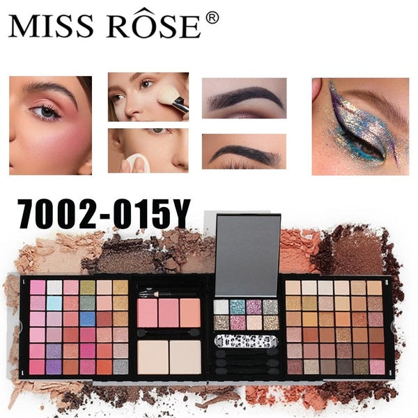Miss Rose Halloween Beauty Box Cosmetic Colour Case Makeup Palette Eyeshadow Blush Concealer Technic Xmas Gift Set Women