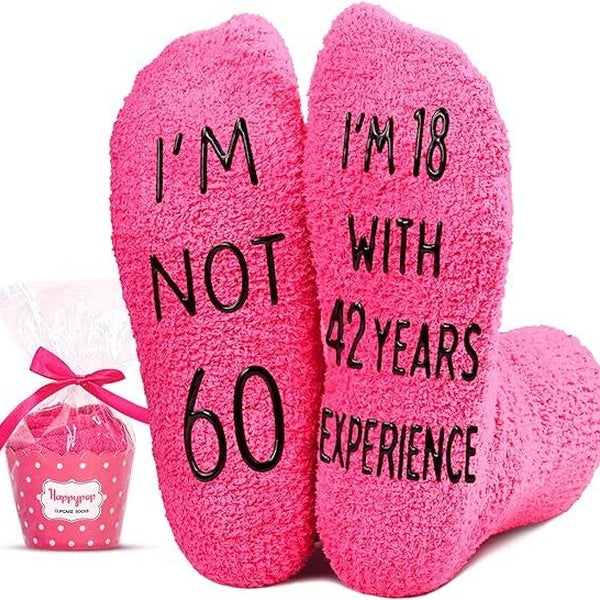 Birthday Gifts for Women Girls, Gifts for Her, Womens Socks with Funny Saying