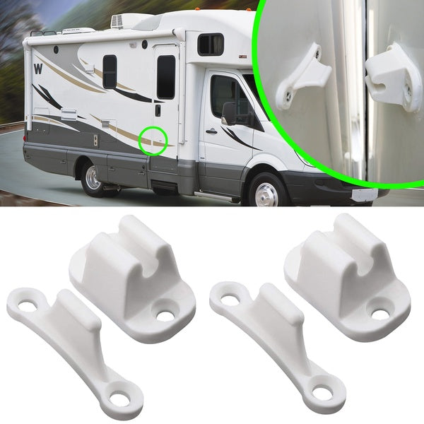 Yiyasu Store RV Camper Door Push Retainer Catch Stay Clip Spacer Holder Stopper For Caravan Motorhomes Boat Car Accessories Replacement Kit