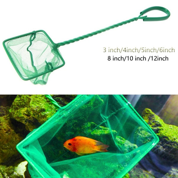 1 pièces filet à crevettes Aquarium poisson crevettes filet de capture rapide maille résille longue poignée outil Aquarium réservoir de poisson filet