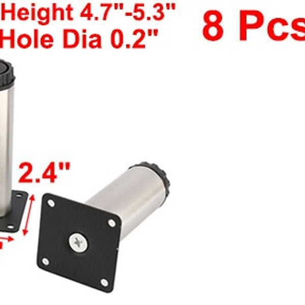 Hotel Adjustable Furniture Cupboard Sofa Bed Table Chair Cabinet Leg Feet 8pcs