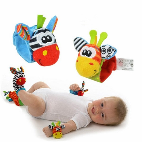 New Fashion Baby Infant Soft Toy Wrist Rattles-Sock Rattles