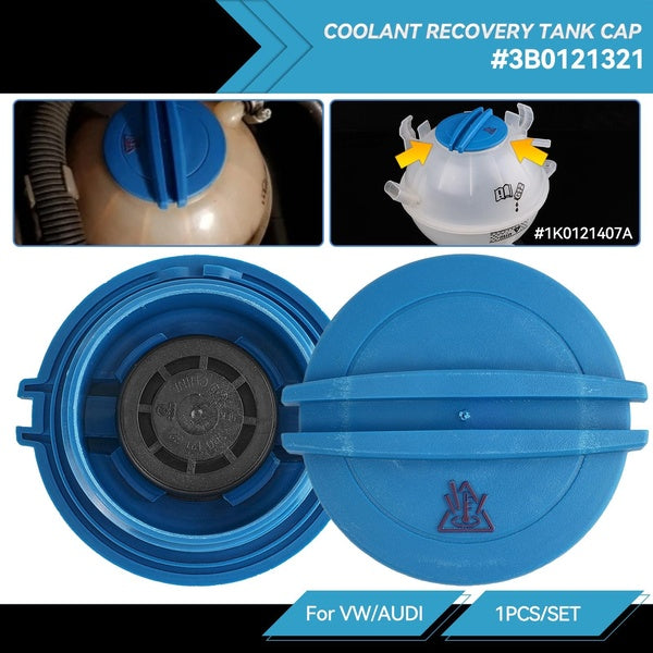 3B0121321 Coolant Expansion Tank Cap For Audi A3 A4 A5 Q5 TT S3 S5 TTRS VW Golf