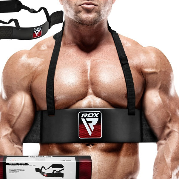 RDX Arm Blaster Biceps Triceps, 23" Fitness Curl Support Isolator, Haltérophilie Bodybuilding
