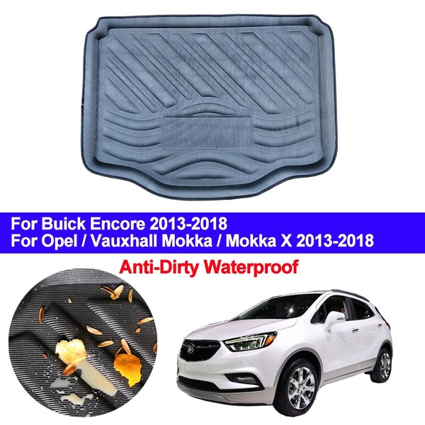 Car Rear Boot Cargo Liner Trunk Floor Mats Luggage Tray For Buick Encore Opel Vauxhall Mokka Mokka X 2013 - 2018