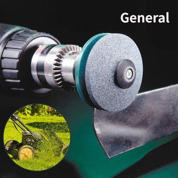 50mm Faster Lawn Mower Sharpener Lawn Mower Blade Sharpener Universal Grinding Rotary Drill Cutting Lawn Mower Blade Sharpener