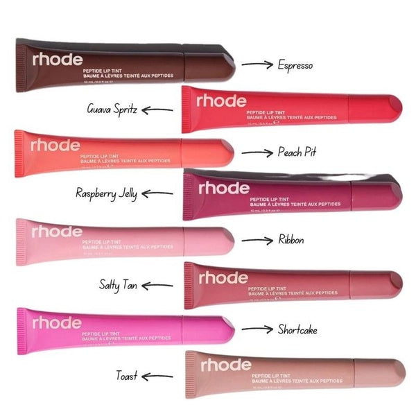 8color Rhode Moisturizing Oil Mirror Lipstick Plumping Lip Long Lasting Brightening Lip Glaze for Original Phone Case Decoration Gloss