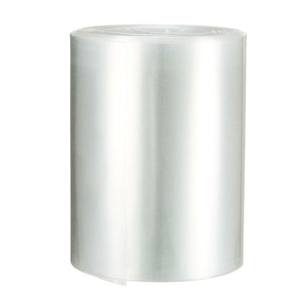 Gaine thermorétractable en PVC 105 mm de largeur plate Tube thermorétractable pour 18650 5 mètres de longueur transparent