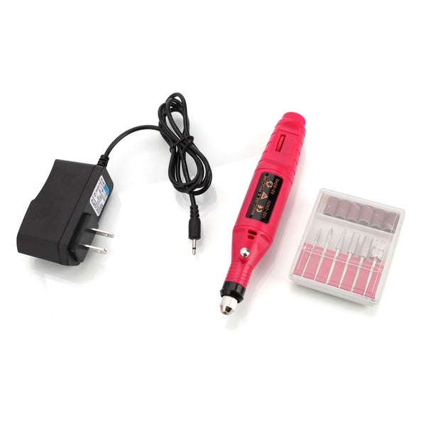 Perceuse électrique Professionnel Électrique Manucure Machine Nail Drill Stylo Pédicure Fichier Polonais Forme Outil Nail Art Pieds Soins