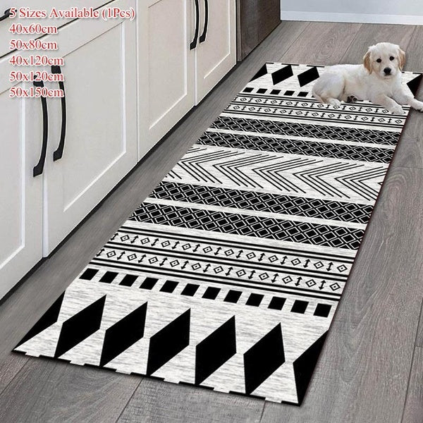 Home Decor Boho Rugs Moroccan Non-slip Area Rugs Geometric Indoor Floor Mats Rug for Living Room-Bedroom-kitchen 40x60cm-50x80cm-40x120cm-50x120cm-50