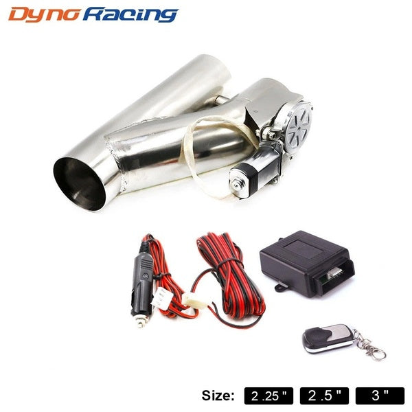 2.25inch-2.5inch-3inch Exhaust Control Valve Exhaust pipe electric Y pipe Electrical Exhaust Cutout kit with hand-wire
