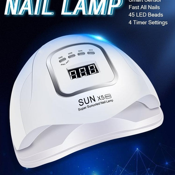 UV LED Lamp for Nails With Memory Function Lamp for Gel Polish Drying Lamp 45 LEDs Lamp for Manicure Home Use And Nail Salon