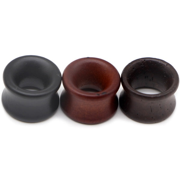 Alisouy - bouchons de perçage en bois pour oreilles plates et creuses, 2 pièces, tunnels, jauges d'oreille, extenseurs, bijoux pour le corps, boucles