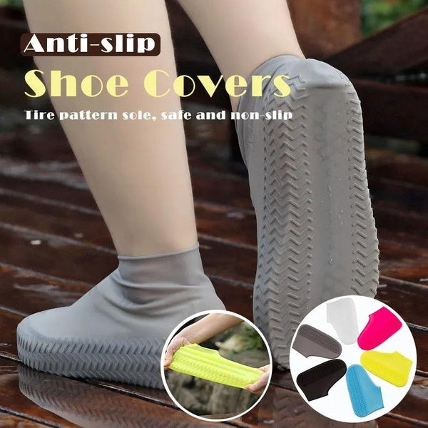 Reusable Silicone Cover for Children's Rain Boots, Thick Anti Slip Cover, Waterproof, Latex, Outdoor Shoe Accessories Matron Inn