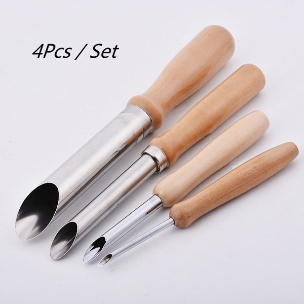 4Pcs-Set Round Hole Circle Shaping Pottery Clay Modeling Sculpture Craft Tools Set