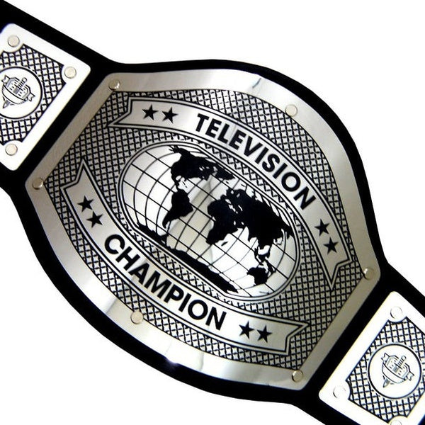 Television Champion Championship TV Title Belt Handcrafted in the U. S.A Metal plates Adult Size wwf wcw nwo roh ecw wwe avenger model
