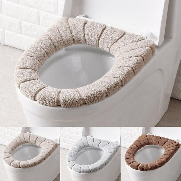 Bathroom Toilet Seat Cover Toilet Washnable Cushion Insulation Mat Cushion