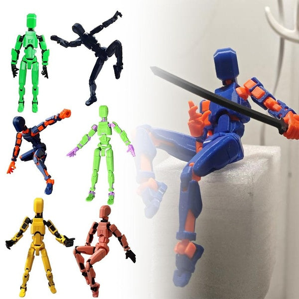 Multi-Jointed Movable Robot Action Figure 3D Printed Mannequin Toys T13 Full Body Activity Robot Desktop Decorations For Action Figures Toys Gifts Ga