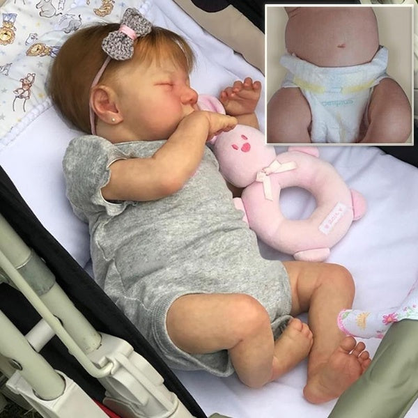 Handmade Lifelike Newborn Baby Doll Newborn Babies Toys Reborn Babe Boy Girl Dolls 48cm